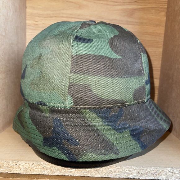 Vintage Original Jones Bucket Hat Cap Camo Water Resistant Sz Medium Rare Lined - Picture 5 of 13
